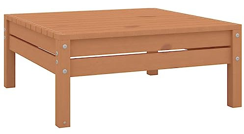 XGWKCNV Furniture Select Garten-Fußhocker, Braun, massives Kiefernholz