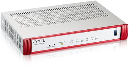 Zyxel USGFLEX50H ZyWALL Firewall di Sicurezza Informatica ad Alta Velocità | Pacchetto di Sicurezza UTM di 1 Anno | Fino a 25 Utenti | Nebula Cloud