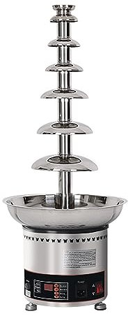 wanghaiyanBD Commercial Chocolate Fountain Machine 4/5/6/7 Tiers, 304 Stainless Steel Adjustable Temperature Fondue Melter, Easy Assemble for Wedding Birthday Party Catering