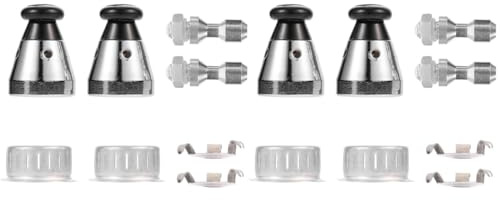 Alipis 2piezas Válvula De Seguridad para Olla Repuesto Válvula De Tubo De Escape Cubierta Antidensidad Clips Compatible Cocinas