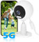GUOANVISION Überwachungskamera Aussen/Innen, 5G WLAN IP Kamera, Kamera Überwachung Innen für Baby Monitor/Ältere Kids/Haustier, Hunde, Nachtsicht Gegensprechfunktion und Bewegungserfassung