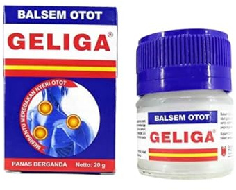 Baume de Massage Chauffant indonésien Caplang Eagle Geliga 20g - Effet Réchauffant