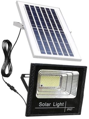 ZKLGS Lumiere Solaire Exterieur, Projecteurs solaires extérieurs de réflecteur de lumières d'inondation de la lumière Solaire 500w de LED avec à télécommande for la Rue de Jardin pour Jardin, Garage