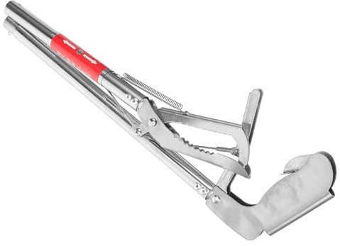 LIFKOME Pinza per Granchi in Acciaio Inox Impugnatura Antiscivolo Strumento Multiuso Raccolta di Granchi Aragoste Anguille Pulizia della Spazzatura