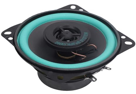 Greensen 6.5 Inch Car Coaxial Speakers, 2-Way Coaxial Car Audio Speakers 90dB Sensitivity for Cars Trucks Doors (4 inch (SKU VO‑402))