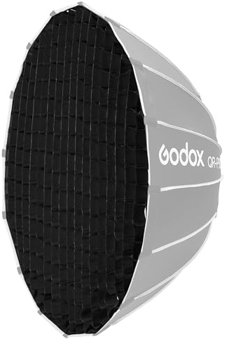 Godox QR-P90T-G 4cm Honeycomb Grid - Light Control for 90cm Parabolic Softbox | Precise Light Shaping for Pro Photographers & Filmmakers