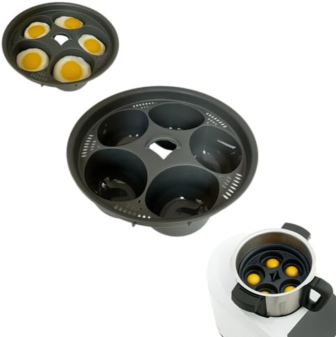 Cuociuova per 5 uova compatibile con Monsieur Cuisine Smart | Accessorio per uova in camicia perfette a colazione | Senza BPA | Accessorio per la preparazione delle uova
