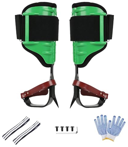 Baumkletterspikes, Baumklettern Steigeisen Für Bäume Set, Eva-Polsterung und verstellbaren Riemen, Steigeisen für Obsternte, Baumpflege und Gartenarbeit