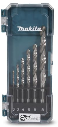 HSS-GS Metallbohrer-Set, 6 Stück, D-78346