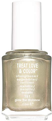 essie Nail Polish Strengthening Treat Love Colour Metallic 151 Glow the Distance TLC Care Nail Varnish 13.5 ml
