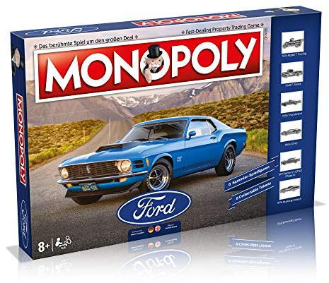 Monopoly Ford - Gesellschaftsspiel für Erwachsene und Kinder | Monopoly Special Edition | Das beliebte Brettspiel - Ab 8 Jahren für 2-6 Spieler