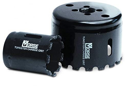 M.K. Morse Holesaw 102mm Carbide Grit Bimetal M42 High Speed Steel