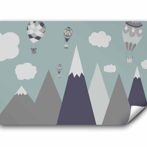 murando - Fototapete selbstklebend Kinder, 392x280 cm, Schlafzimmer, modern | Selbstklebend ohne Kleister, Full HD Druck, ideal fürs Wohn- oder Schlafzimmer, schnelle Montage, lichtbeständig, geruchsfrei
