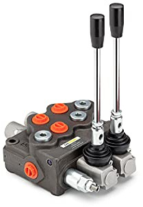 FKS Hydro HM3/2 Sektion Monoblocksteuergerät 1 x doppelt-, 1x einfachwirkend optionale Druckweiterführung 315bar Hydraulikventil Handhebelventil