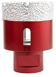Meccion Diamond Hole Saw Drill Bit with M14 Thread, Performance Brazed Hollow Hole Cutter for Tile/Granite/Marble/Porcelain/Glass/Ceramic (45mm)