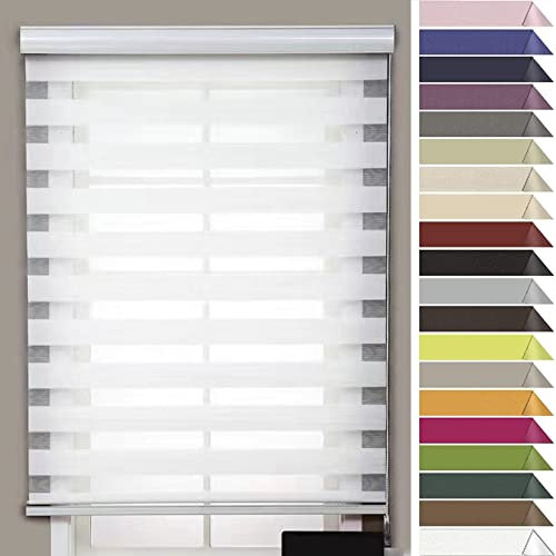 RYNS Verdunkelungsrollo Seitenzugrollo 70x300cm Doppelrollo verdunkelnd Wandmontage Dachfester Verdunkelungsrollo Doppelrollo Klemmrollo für Fenster und Tür Fensterrollo, Grau