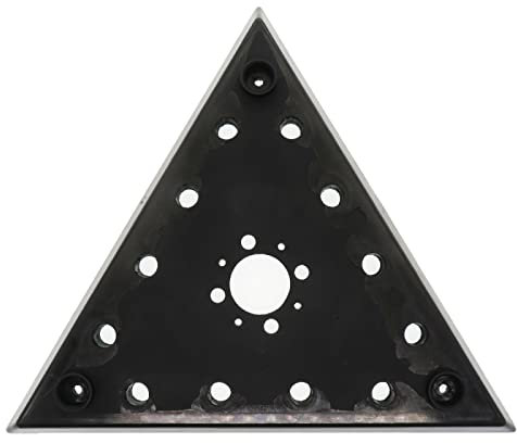 1 Pz 285mm Platorello Triangolare Platorelli Abrasivi Multi-Fori Platorello Senza Polvere Gancio E Anello Per Levigatura A Parete
