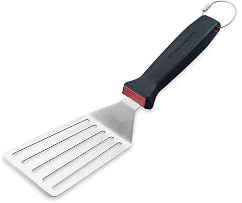 Stekspade presist spade – rostfritt stål spatel för vändning och servering – bra grilltillbehör – grillspatel perfekt som stekspade eller grillsvarvare