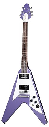 Epiphone Kirk Hammett 1979 Flying V Purple Metallic - E-Gitarre