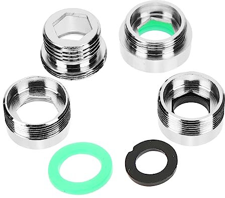 SEWOART 12piezas Adaptadores De Grifo De para Fregadero Conexiones para Filtros De Agua Aeradores y Mangueras De Jardín Instalación y Resistente Corrosión