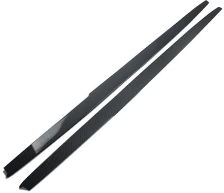 Auto Seitenschweller Für F10 Für 528i 2011-2016 2X Carbon Look ABS Seitenschweller Panel Verlängerungslippe Auto Seitenschürze