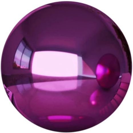 UPKOCH Edelstahl Gartenkugel Spiegelkugel Ø135mm Hochglanzpoliert Reflektierende Außendekoration Für Terrasse Und Garten