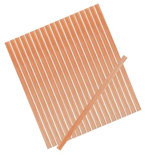 CIYODO 40 pièces Bandes Cèdre Espagnol pour Humidor pour Séparateur et Allumage Accessoires pour Tubes Bocaux et Boîtes Amélioration Arôme et Goût