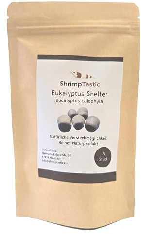 Schmitt Aquaristik Eukalyptus Shelter/Versteck Aquarium Garnelen Naturdeko