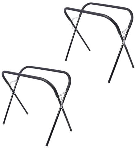 Garvee Établi Pliant en Acier Charge 750 lbs (340 kg) | Table de Travail Portable Multifonction pour Atelier et Garage, Support pour Pare-chocs, Portières et Capots, Noire