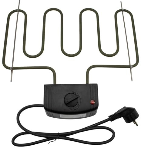 Eversmoke Heizelement für Räucherofen 2000W mit Thermostat für Smoker 33x34cm