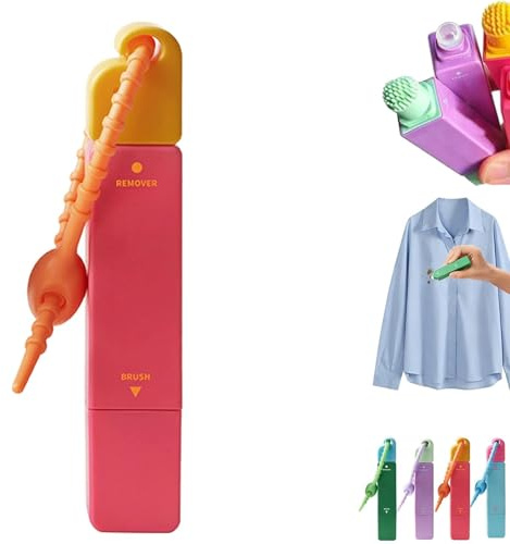 Double-Headed Instant Stain Remover Pen,Stain Remover Pen, Instant For Clothes,Portable Dual-Tip,Fabric Cleaning Stick With Lanyard,Travel & Pocket Size (C)
