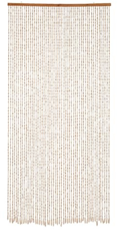 GDSKR 200x90cm Bambusvorhang, Perlenvorhang Türvorhang, Bambus Holz Perlenvorhang, Dekorativer Fadenvorhang, mit 52 Perlenschnüren, für Haustüren, Schränke, Fenster, Schlafzimmertüren