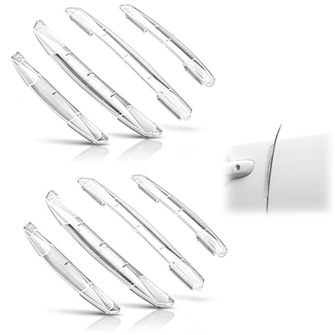 Autotür Kantenschutz,Türkantenschutz Auto,8Pcs | Car Door Edge Protector,Langlebig und ästhetisch ansprechend, geeignet für Rückspiegel, Autotüren und Türgriffe (transparent)