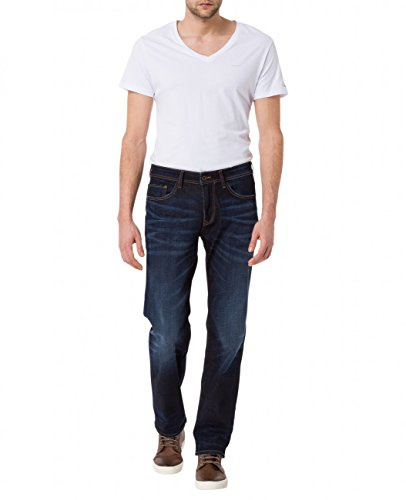 Cross Herr Antonio Loose Fit Jeans, Blå (Deep Blue 089), 34W x 34L