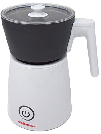 CookSpace Electric Magnetic Induction Milk Frother (White)