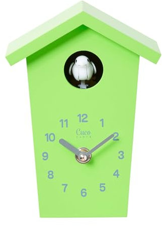 Cuco Clock Kuckucksuhr Schwarzwalduhr 'Der Biertrinker' 19 x 29 x 30cm Wanduhr aus Holz, 8 - Tage Werk, manuelle Nachtabschaltung