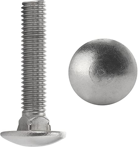 FASTON® Flachrundschrauben Schlossschrauben M6x45 Edelstahl A2 V2A (10 Stück) mit Vierkantansatz DIN 603 Flachrundkopf Schrauben Schloßschrauben Vollgewinde