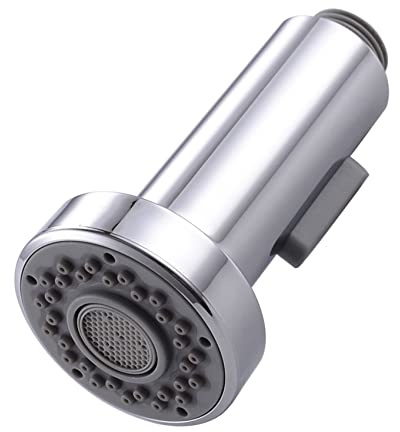 2 Modes Pull Out Spray Head Kitchen Tap Spray Head Replacement Spare Shower Head for Kitchen Sink Mixer Tap, Chrome Finish, G 1/2 Connector