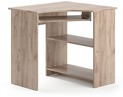 Vicco Eckschreibtisch Odin, Winkelschreibtisch, Sonoma, 83 x 76 cm