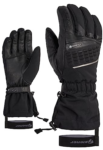Ziener Herren GASTIL Ski-Handschuhe/Wintersport | Gore-Tex, Lange Stulpe, PFC frei, Black, 10
