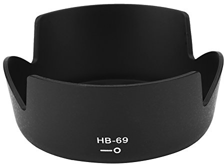Blende AF Slens Cappuccio per, Cappuccio, Paraluce HB 69 per AF S DX 18 55mm F 3.5 5.6G VR II con Copriobiettivo