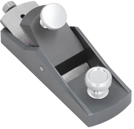 Holzbearbeitungs-Taschenhobel, Kleiner Handhobel für Holz mit VG10-Stahlklinge, Körper aus Aluminiumlegierung, Verstellbare Schnittstärke für Holzbearbeitung, Glatte Reparatur