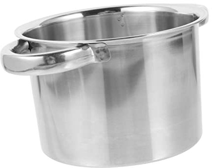SECFOU Stainless Steel Outer Boiler Candle Wax Melting Pot Easy Clean Compact Design Kitchen Essential