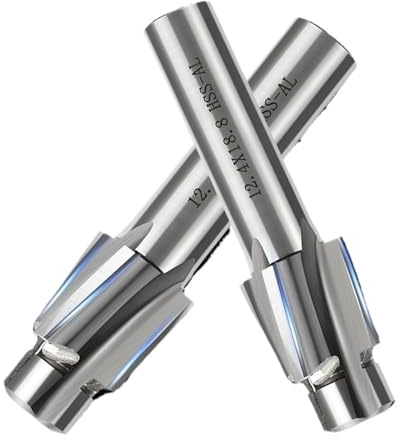 HSS Counterbore End Mill M3-M16 Pilot Slotting Tools Countersink Milling Cutter 4 Flutes Pilot Flat Counterbore Drill Bit(M8 8.2x13.4x12x68)
