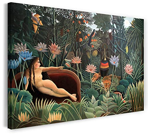 Printed Paintings Leinwand (120x80cm): Henri Rousseau - Der Traum