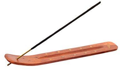 Pamai Pai® Räucherstäbchenhalter aus Holz mit Motiv zum Räuchern von Räucherstäbchen