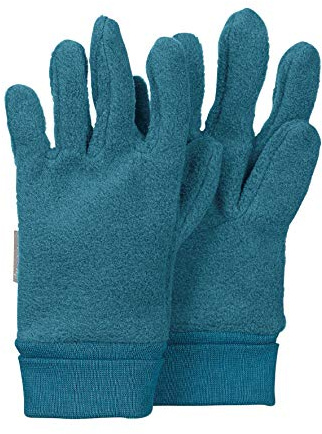Sterntaler - Jungen Handschuhe Fingerhandschuh Fleece, opal mel. - 4331410, Größe 6