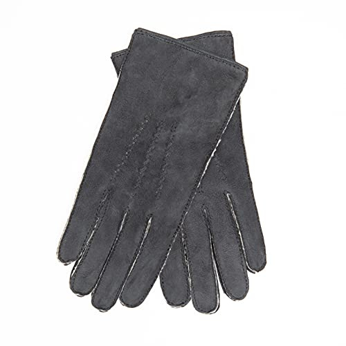 EEM Damen Lederhandschuhe, weiches Neuseeland Lammfell, kuscheliges Fell, handgenäht