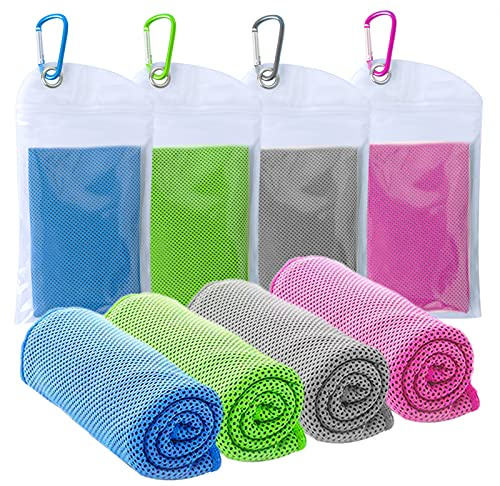 SZELAM Kühlendes Handtuch,EIS-Handtuch,Atmungsaktives,kühles Handtuch,Mikrofaser-Handtuch für Yoga, Fitnessstudio,Training,Sport,Fitness,Laufen,Camping,Wandern