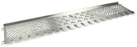 Grillrost.com Das Original Edelstahl Multistation | Warmhalterost für Burnhard Fat Fred | mit Drumstick Halterung | 3mm stark